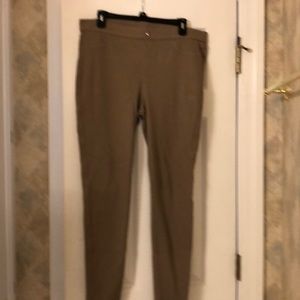 Tan/khaki denim leggings